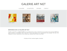 Tablet Screenshot of galerie-art-net.com